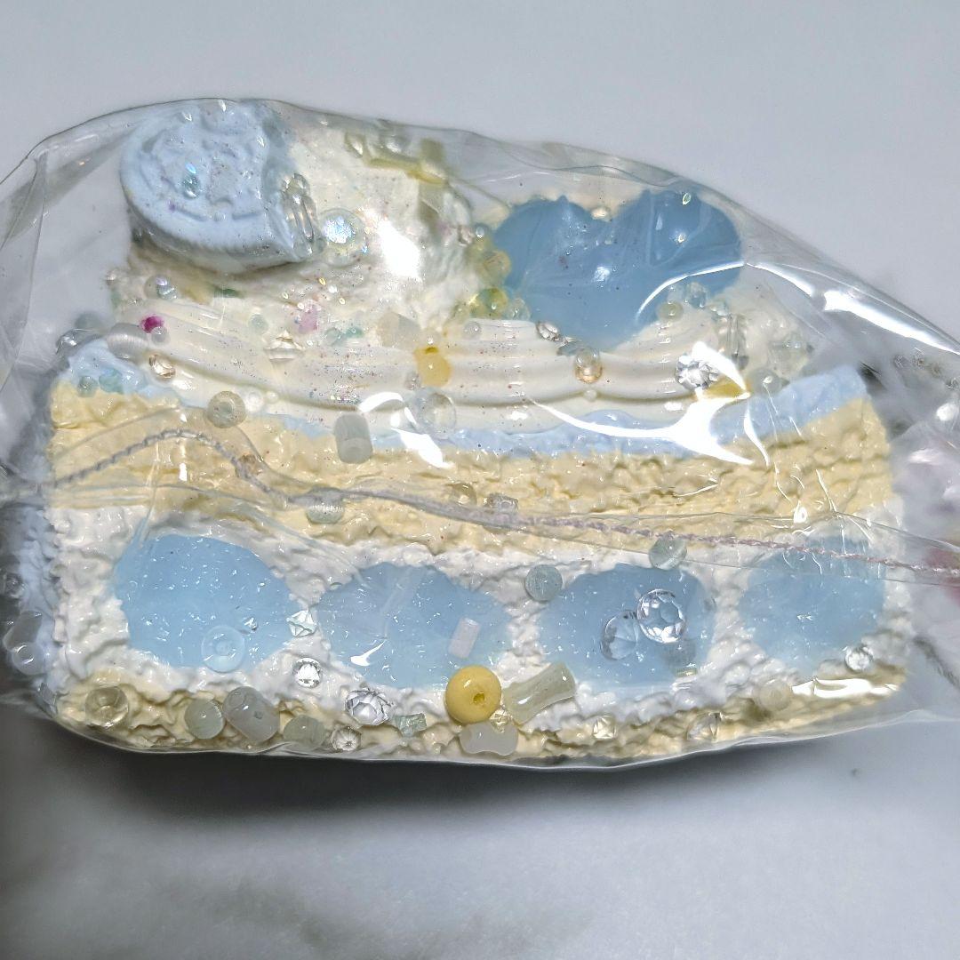 nienienie キラキラ水色アイスケーキ 水色ケーキ スクイーズ — image 2