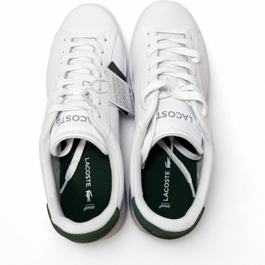 【新品】LACOSTE スニーカー 27.5cm ホワイト グリーン — image 5