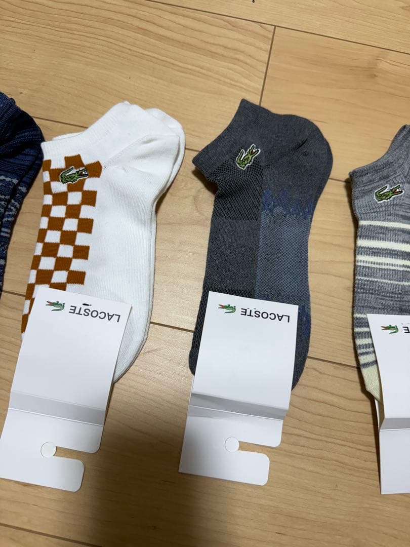LACOSTE ラコステ アンクルソックス 4足セット 特価品 一着限リ — image 4