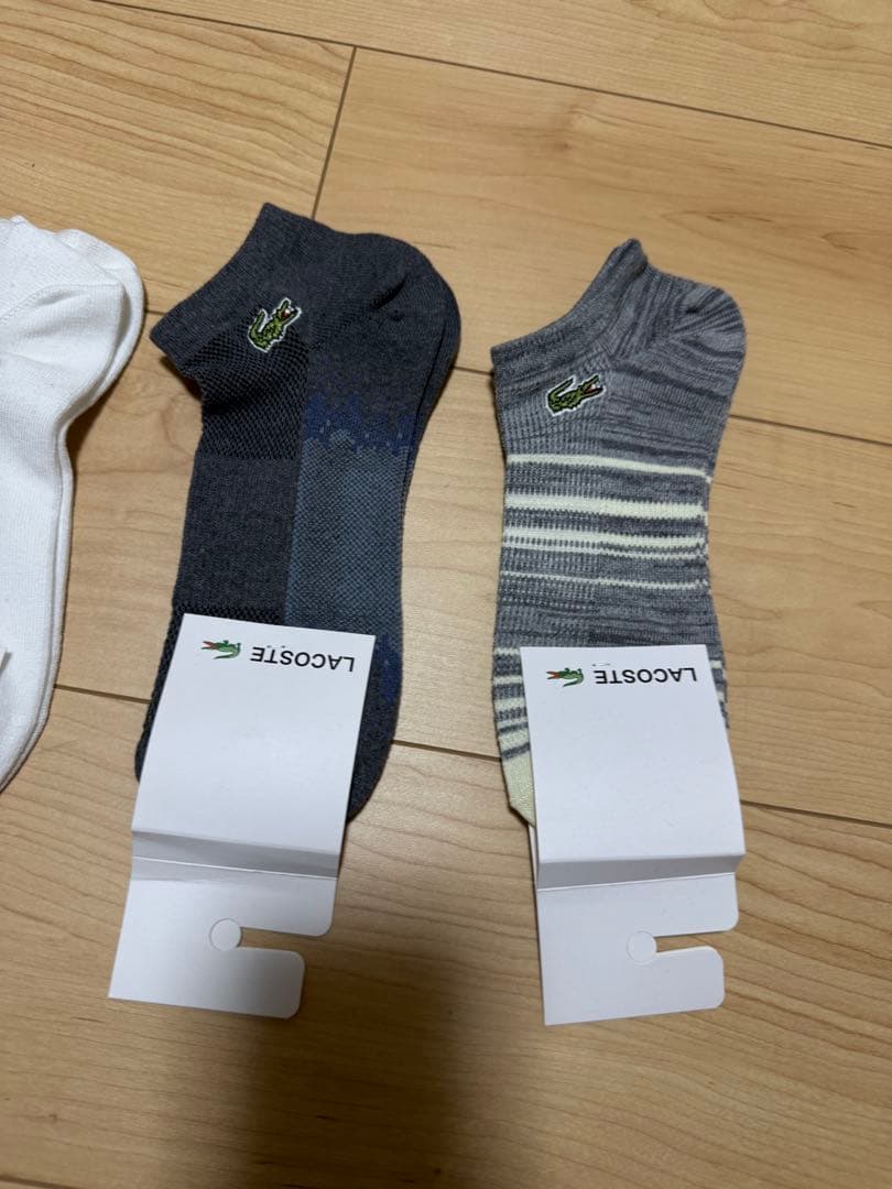 LACOSTE ラコステ アンクルソックス 4足セット 特価品 一着限リ — image 5