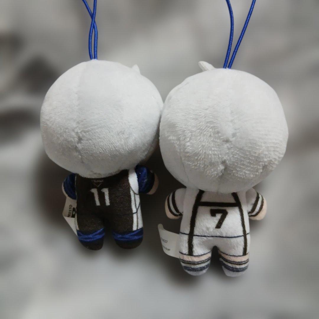 【新品】ブルーロック ほわぬい ぬいぐるみ　マスコット　 凪誠士郎　2個セット — image 2