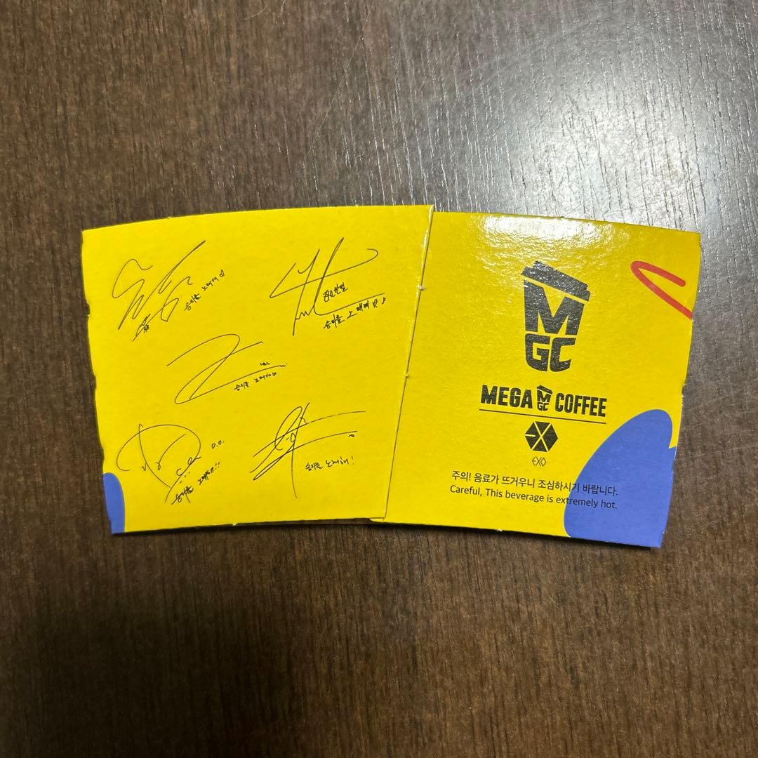 韓国 メガコーヒー EXO コーヒースリーブ 紙製 — image 2