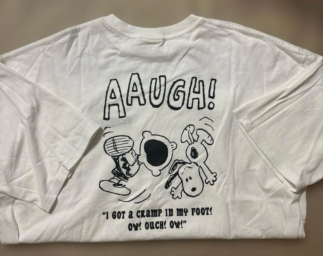 PEANUTS スヌーピー チャーリーブラウン Tシャツ キャラT 半袖 白 — image 2