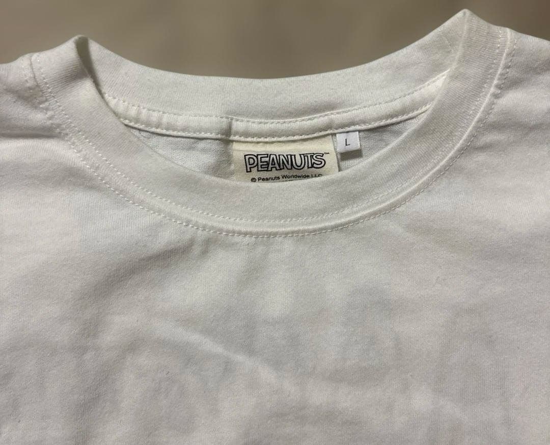 PEANUTS スヌーピー チャーリーブラウン Tシャツ キャラT 半袖 白 — image 3