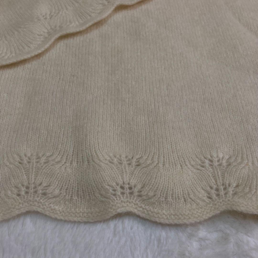 VIN ROSE ニット　セーター　クリーム色 ウール90%(内アンゴラ20%) — image 4