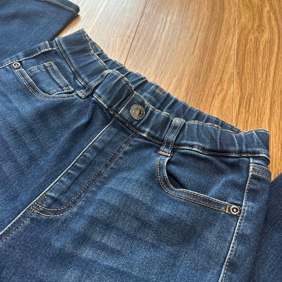 【未使用品】デニムパンツ ゴムウエスト 150 — image 2