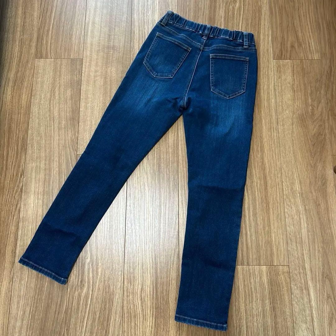 【未使用品】デニムパンツ ゴムウエスト 150 — image 4