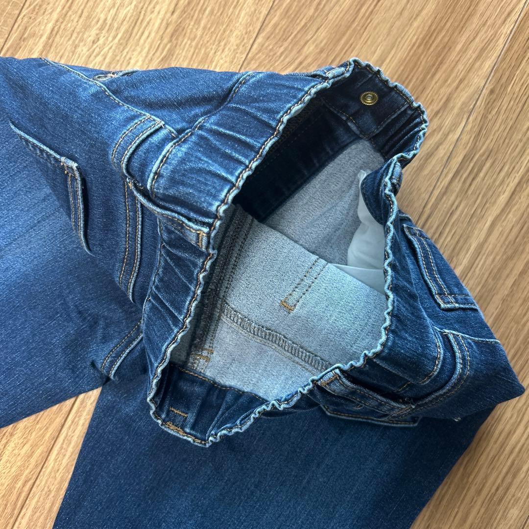 【未使用品】デニムパンツ ゴムウエスト 150 — image 5