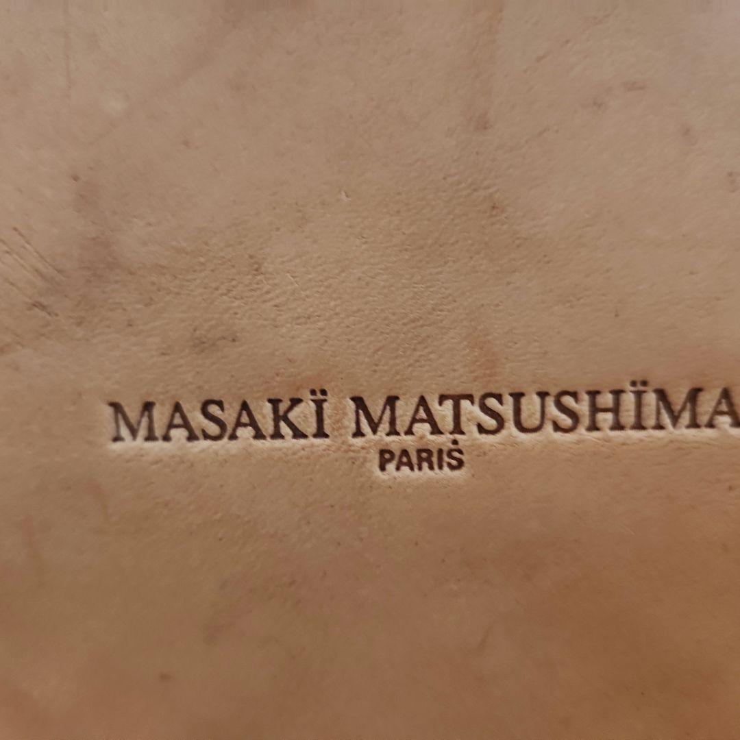 【希少】Masaki Matsushima マサキマツシマ レザーハンドバッグ黒 — image 5