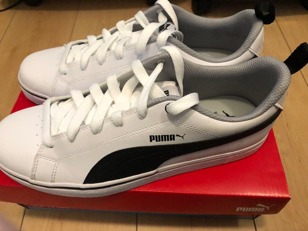 PUMA プーマ Vコート バルク 26.5cm ホワイト/ブラック — image 2