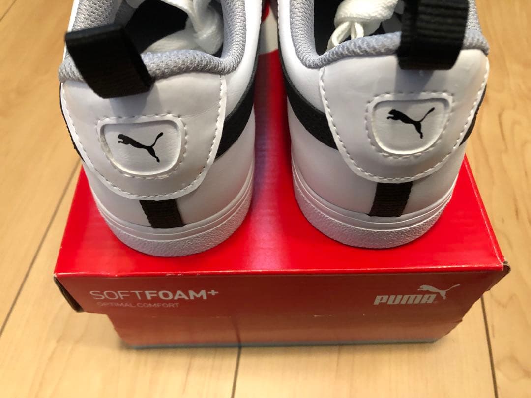 PUMA プーマ Vコート バルク 26.5cm ホワイト/ブラック — image 3