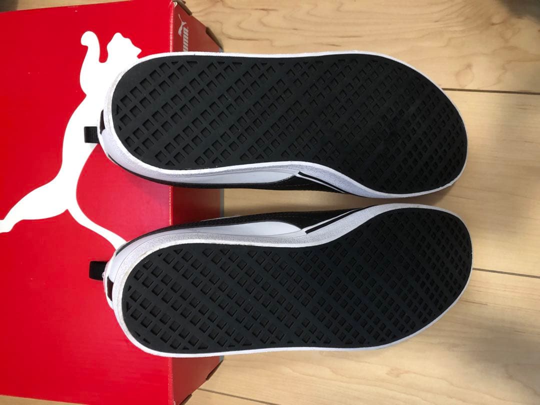 PUMA プーマ Vコート バルク 26.5cm ホワイト/ブラック — image 4