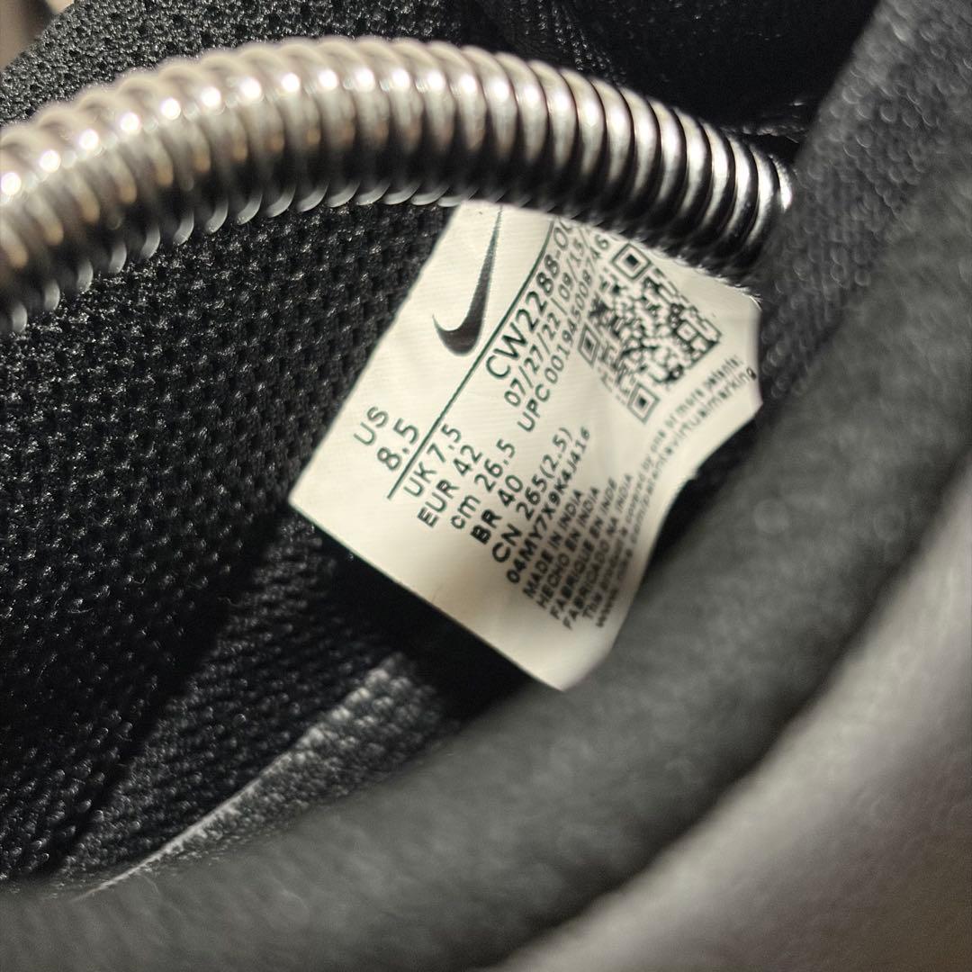 【極美品】 NIKE エアフォース1 07 ブラック 26.5㎝ — image 5