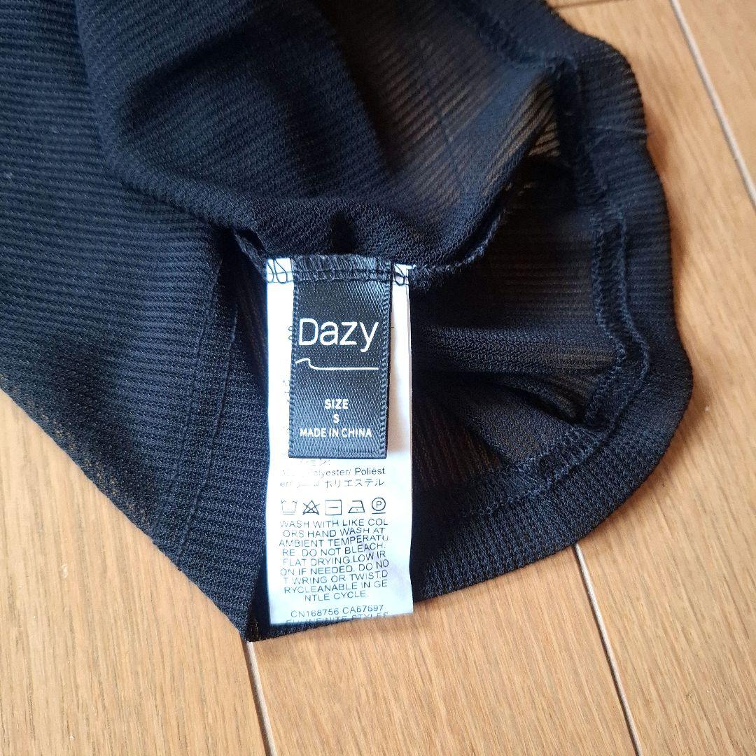 Dazy 長袖 シアー トップス ブラック Sサイズ ホワイトもあります。 — image 3