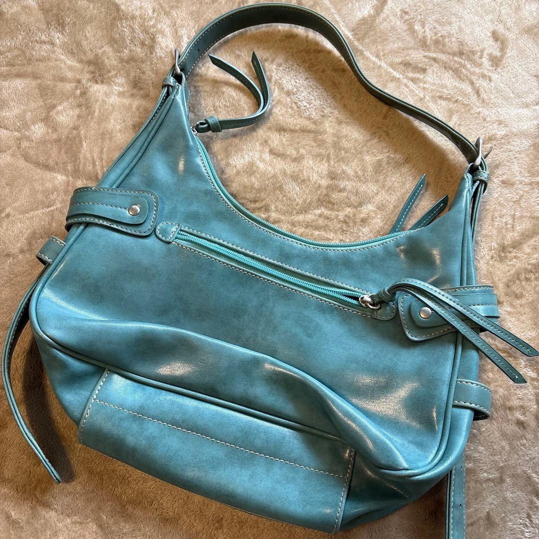 B.FIELDブルー系 ショルダーバッグ — image 2