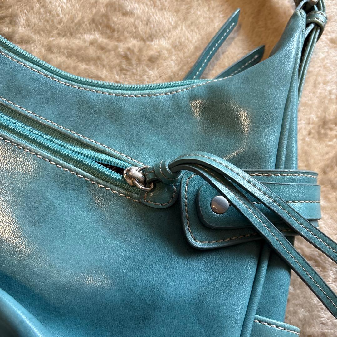 B.FIELDブルー系 ショルダーバッグ — image 3