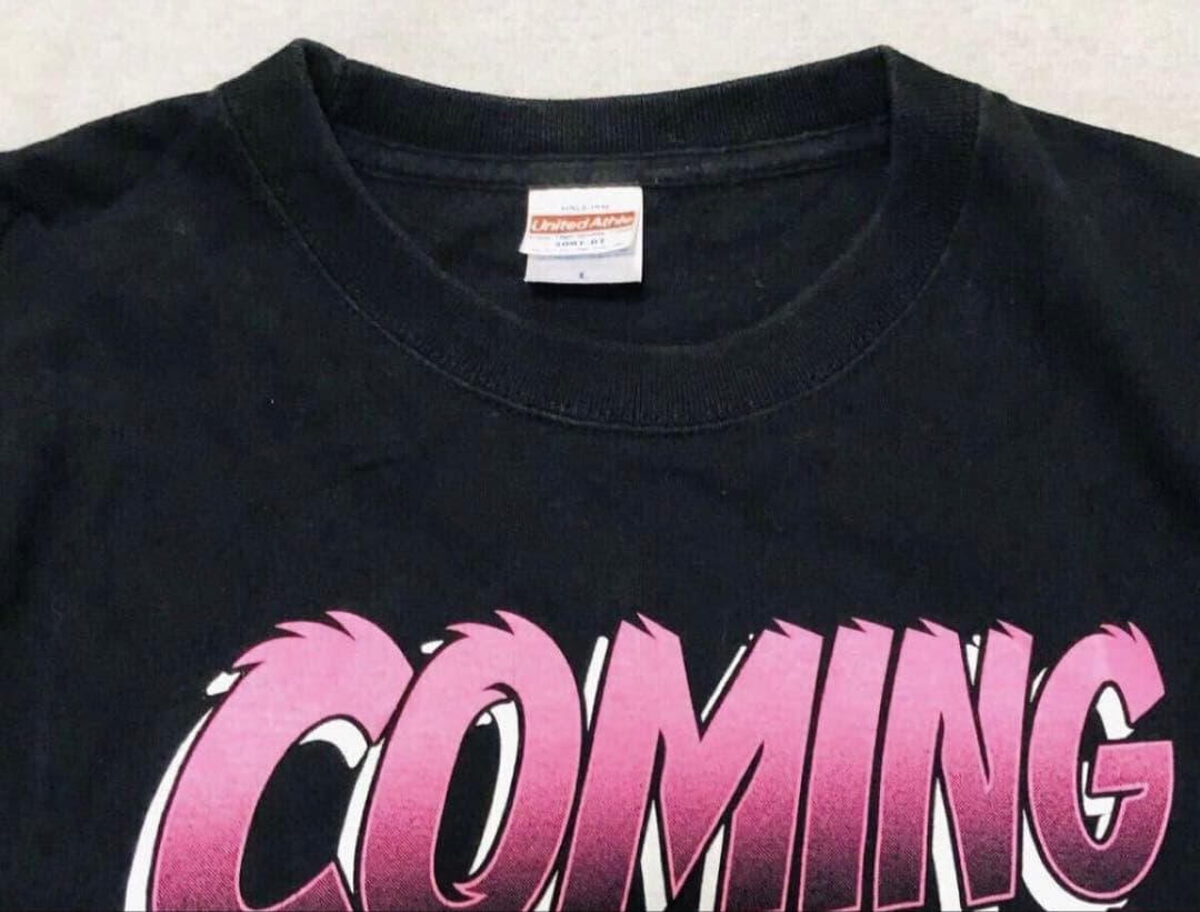 COMING KOBE 18 フェスTシャツ バンT ブラック L — image 3