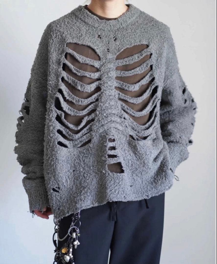 RIBCAGE KNIT PULLOVER doublet ニット — image 2