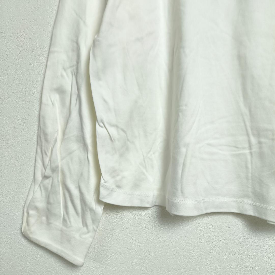 美品【index】長袖カットソー Mサイズ 白 UVケア 冷感 3020 — image 5
