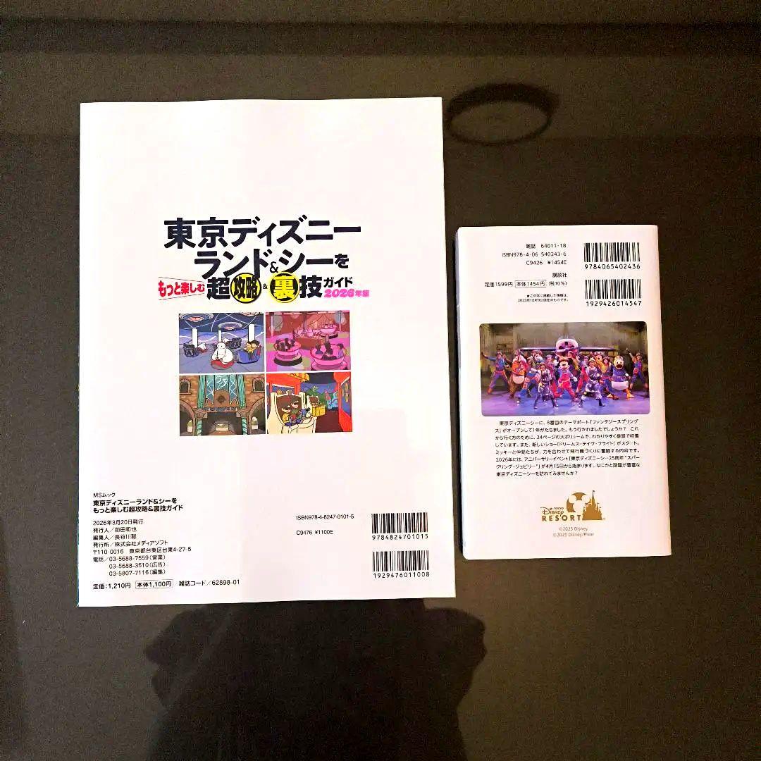 美品✨️東京ディズニーランド&シーをもっと楽しむ超攻略&裏技ガイド　2冊セット — image 2
