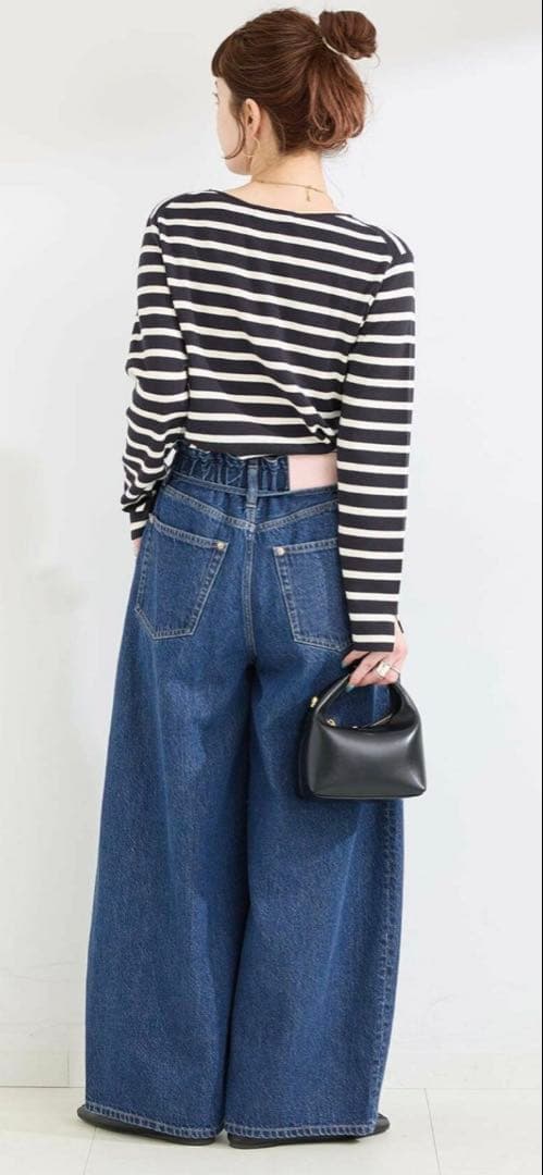 DU JOUR / デュ ジュール DRAW-SASH PEG JEAN — image 2