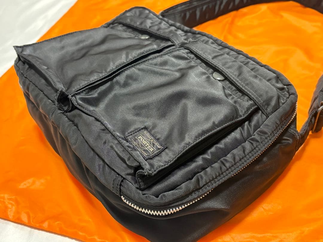PORTER 吉田カバン ポーター　タンカー　ショルダーバッグＬ　ブラック — image 2