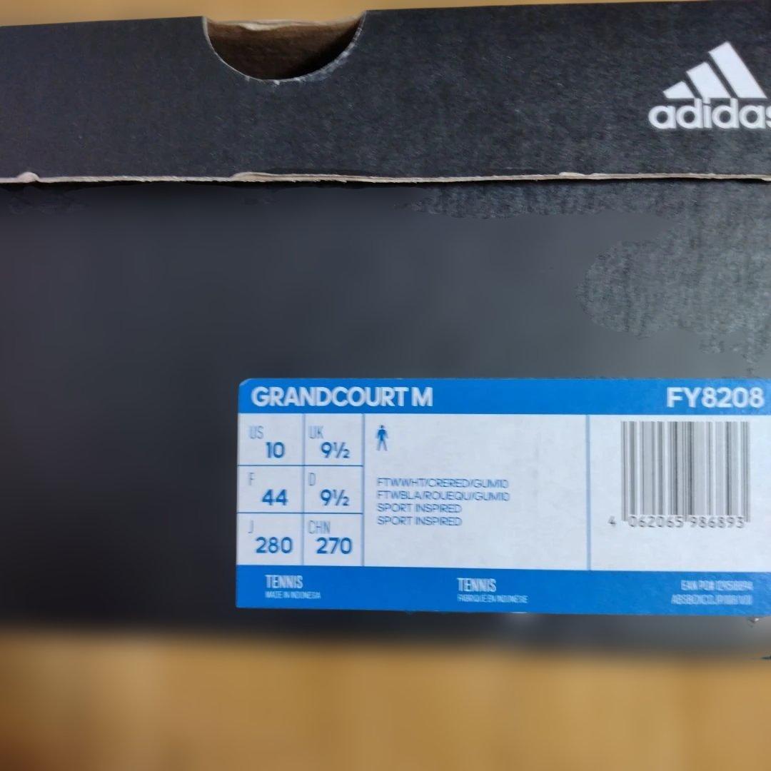 adidas スニーカー ホワイト レッド — image 4