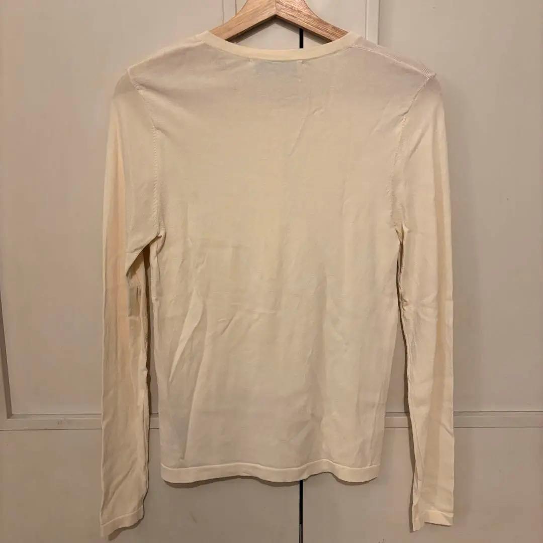 ZARA 長袖 クルーネック ボタン付き カットソー M — image 2
