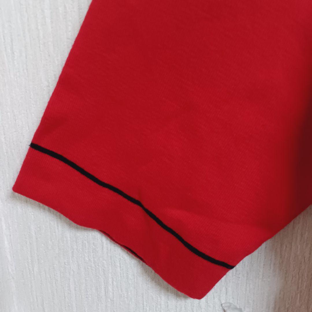 ZARA ザラ 半袖ニット ブラックステッチ レッドカラー オーバーサイズ M — image 5