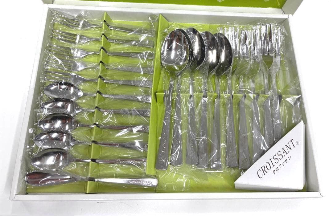 S5-61 未使用品 クロワッサン カトラリーセット ディナーセット — image 2