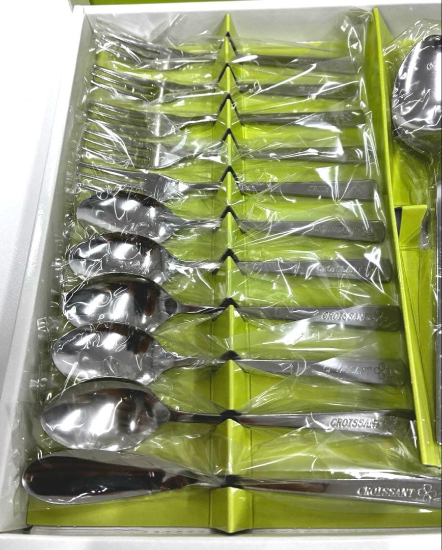 S5-61 未使用品 クロワッサン カトラリーセット ディナーセット — image 4