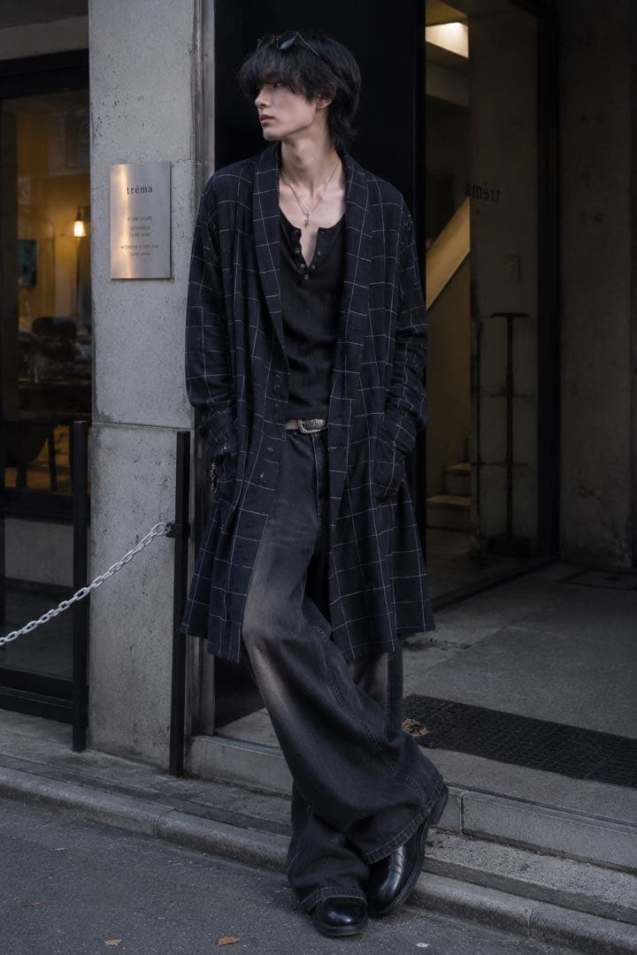 Confirm 長袖 チェック柄 ロングカーディガン Mサイズ — image 4