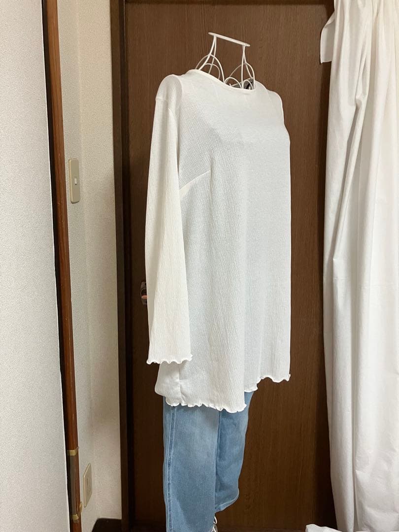 XXL〜3XL B110 背中オープン♡長袖カットソー — image 2
