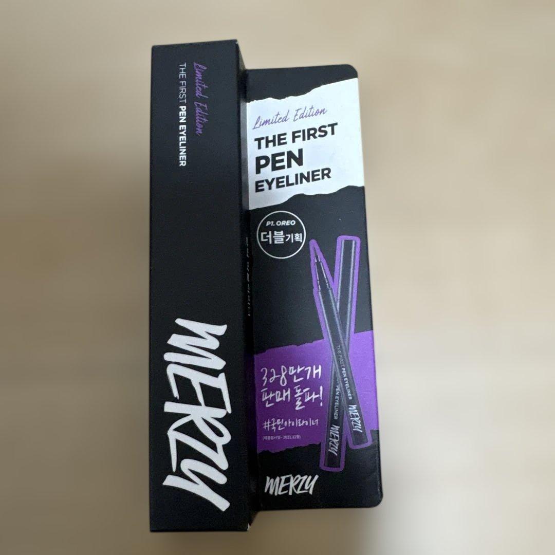 未使用　MERZY OREO リキッドアイライナー　PEN EYELINER 黒 — image 2