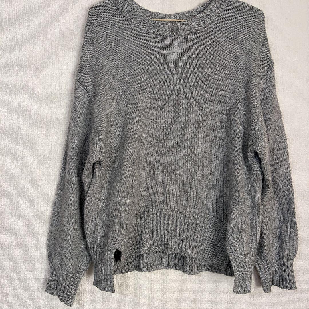 RAMIRAL 【40】 ニット グレー セーター レディース オーバーサイズ — image 2