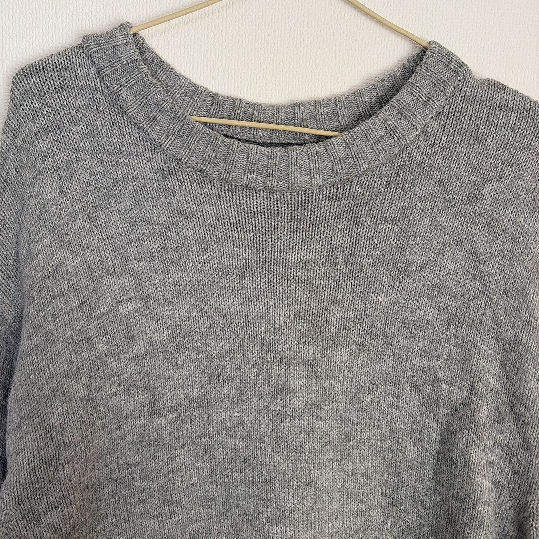 RAMIRAL 【40】 ニット グレー セーター レディース オーバーサイズ — image 4