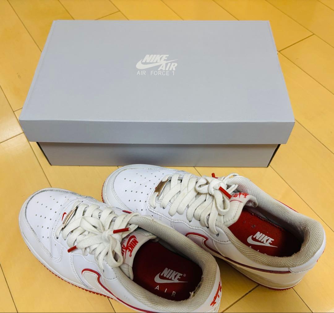 Nike Air Force 1 07 ホワイト 26cm 破れあり — image 3