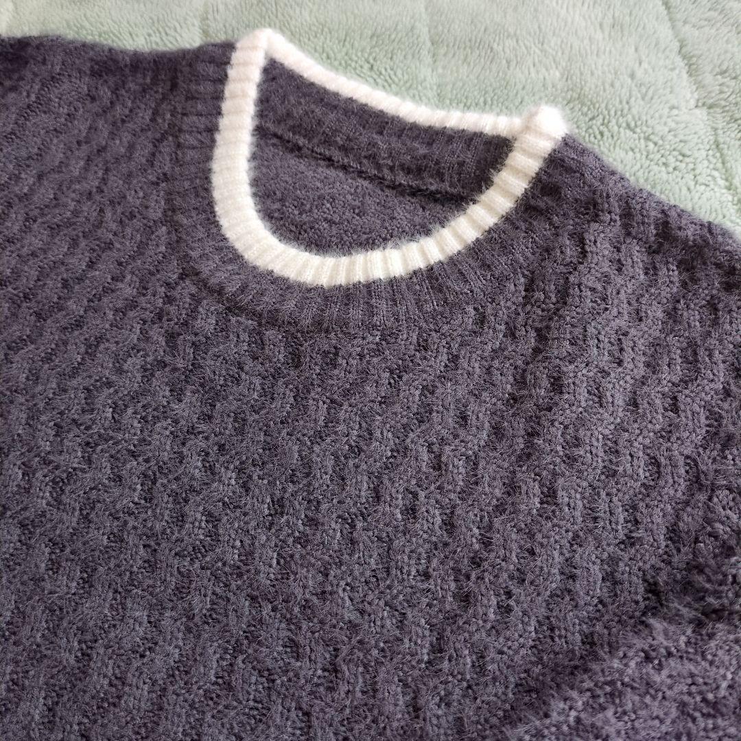 新品✨メンズ　ニット　セーター　クルーネック　Mサイズ — image 5