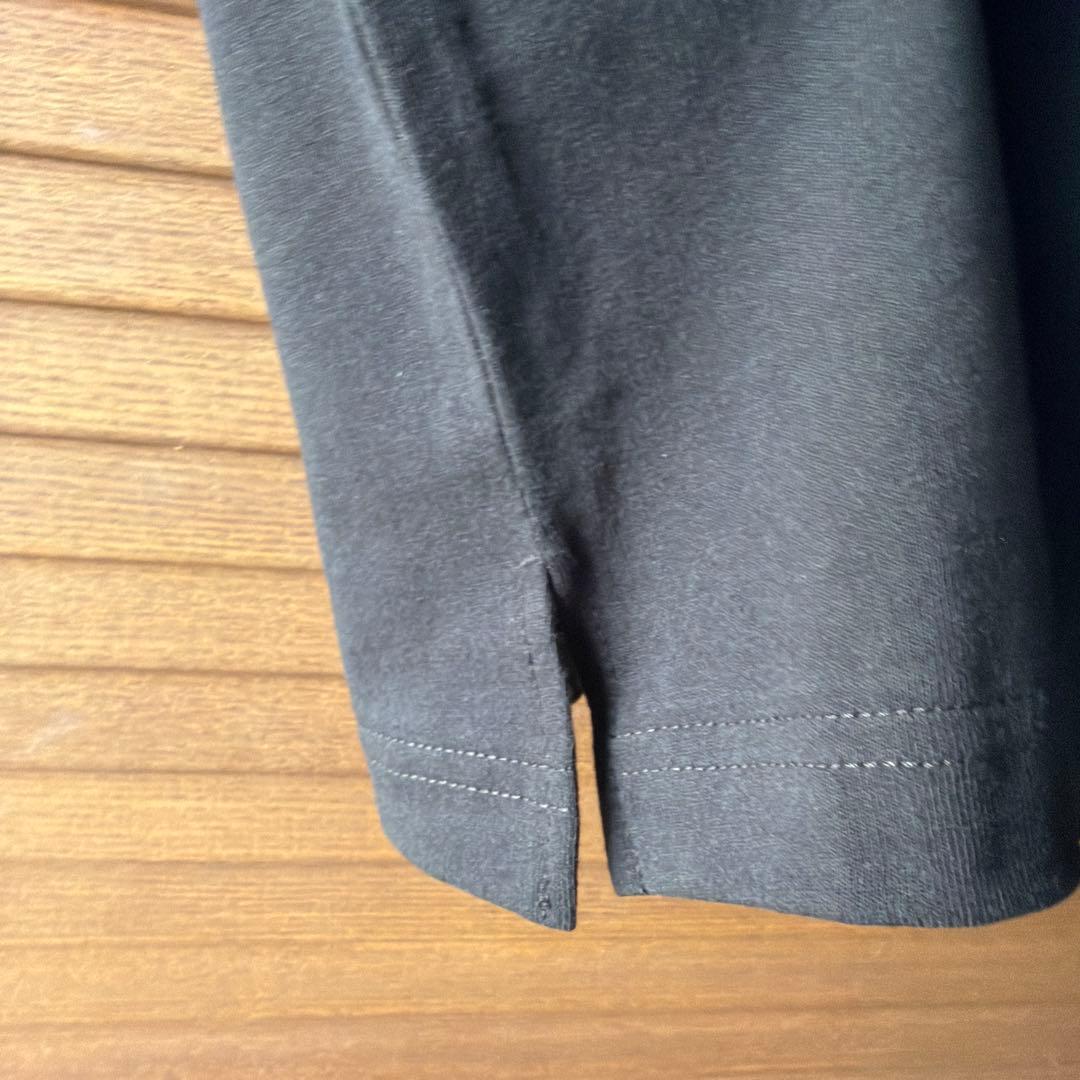 新品 Samansa Mos2 blue USAコットンハイネックTシャツL 黒 — image 3