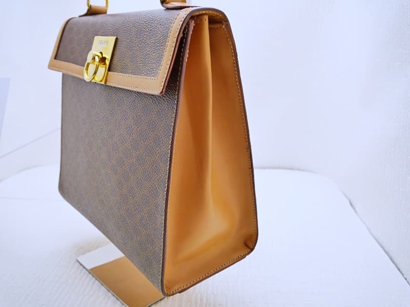 ⭐️【美品】CELINE セリーヌ マカダム柄 ガンチーニ金具 ハンドバッグ — image 3