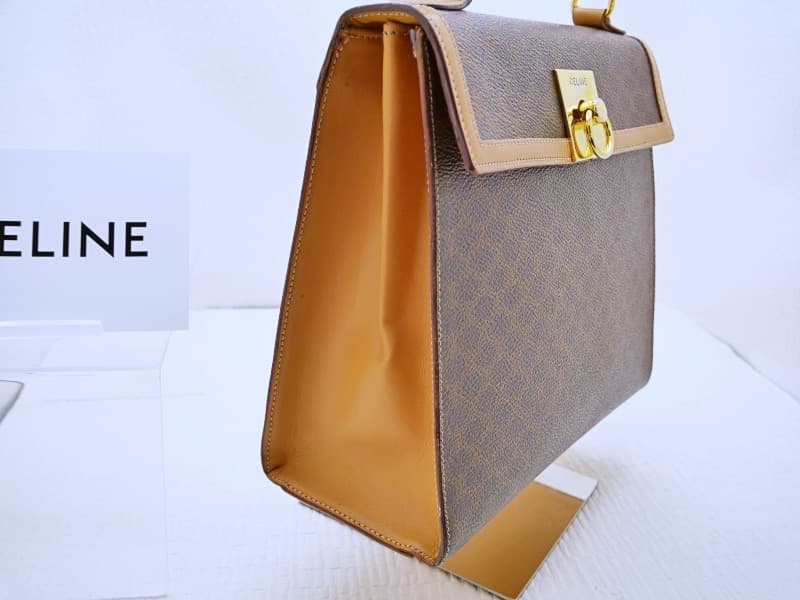 ⭐️【美品】CELINE セリーヌ マカダム柄 ガンチーニ金具 ハンドバッグ — image 4