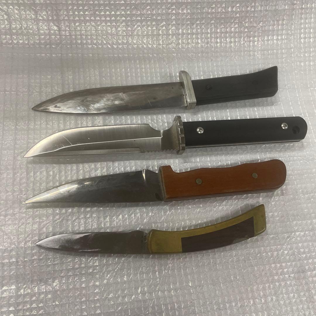 アウトドアナイフ 4本セット シース付き — image 2