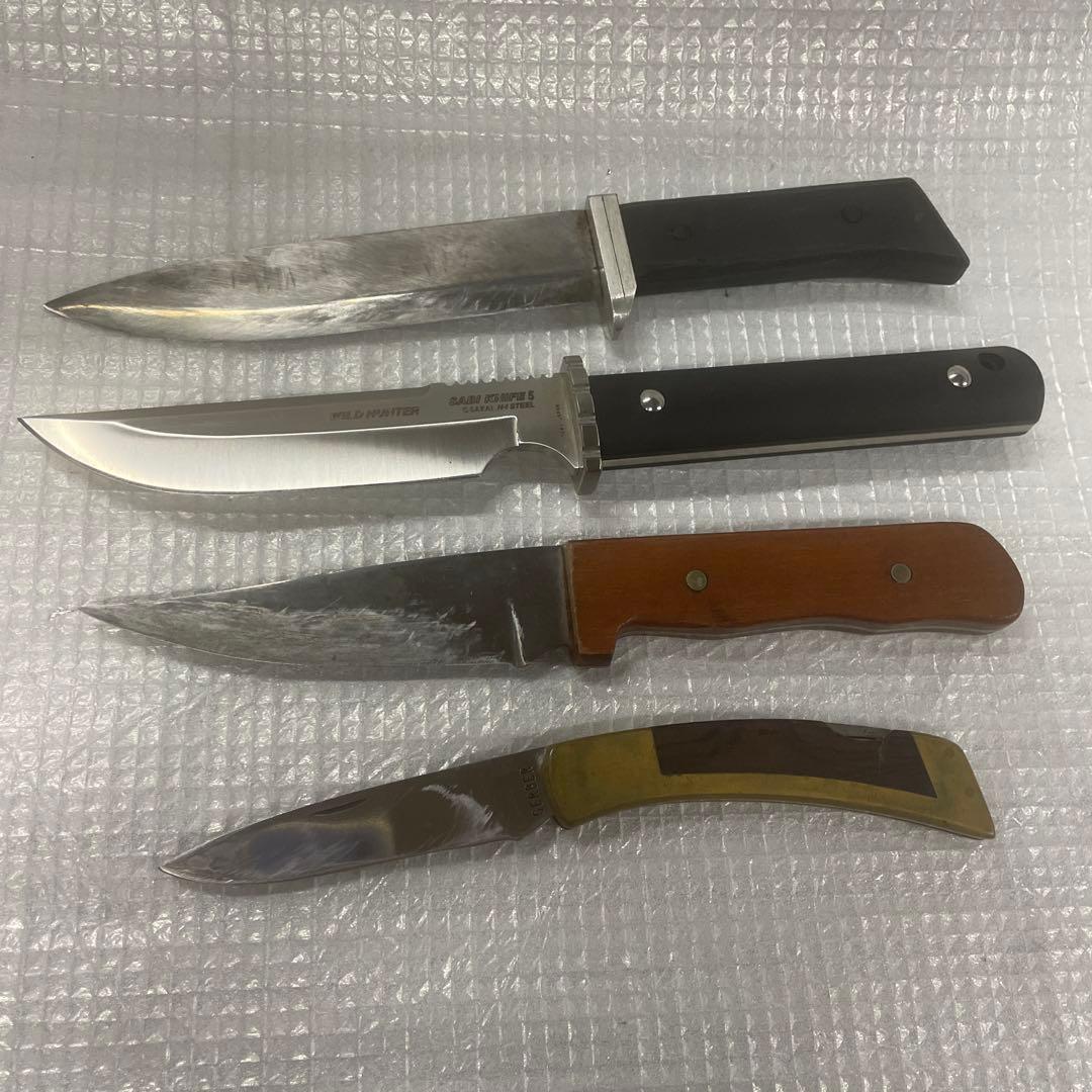 アウトドアナイフ 4本セット シース付き — image 3