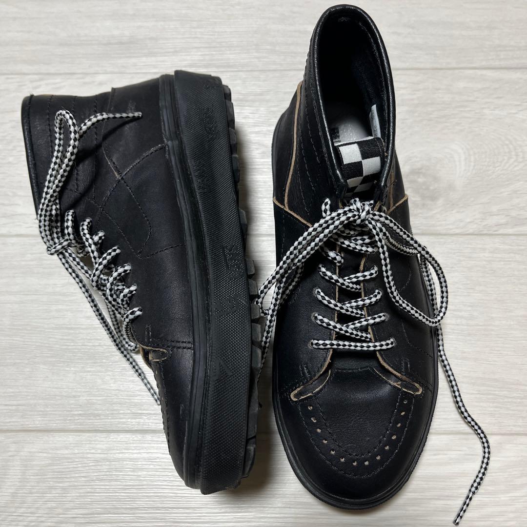 【美品】VANS Taka Hayashi コラボ ブラックレザー ハイカット — image 2