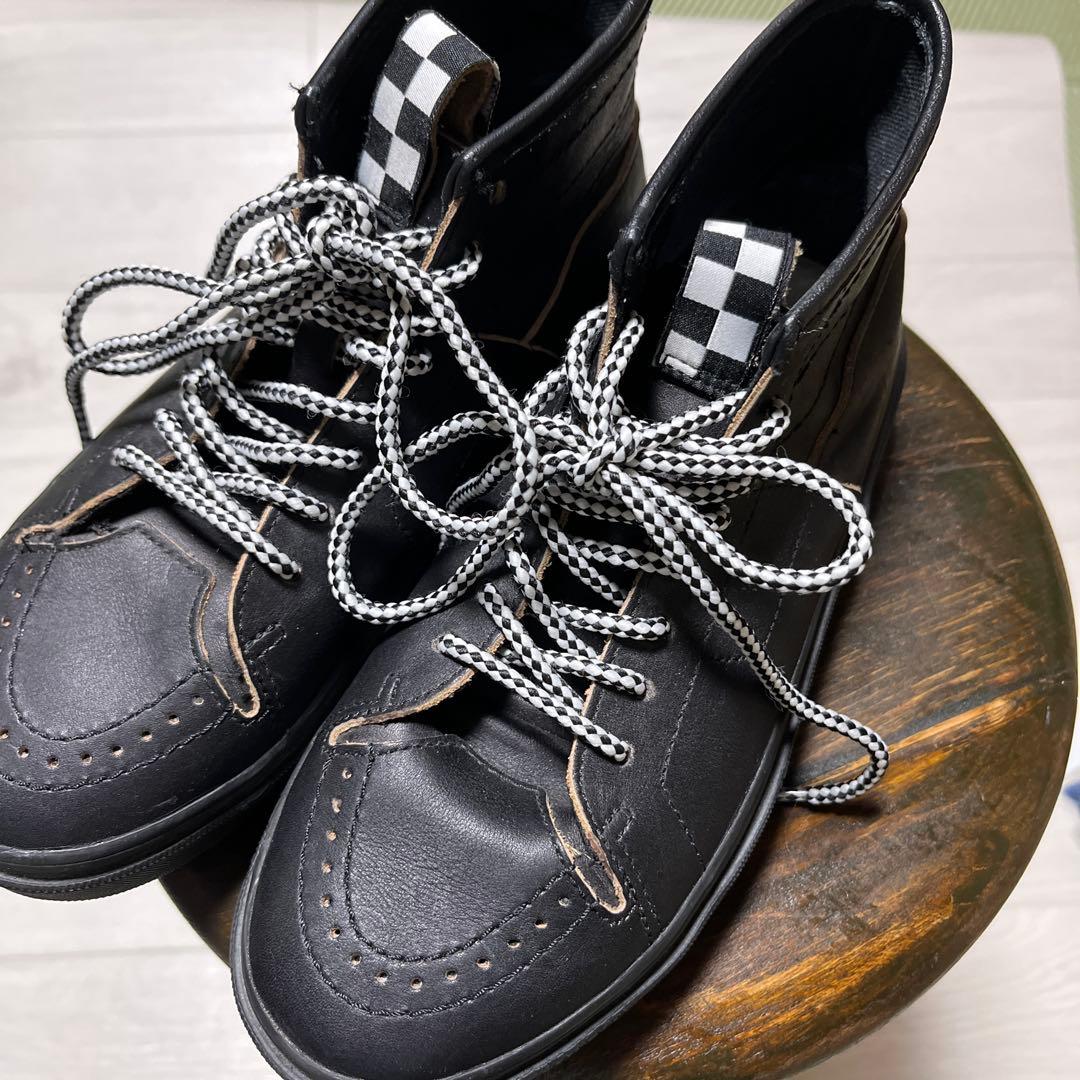 【美品】VANS Taka Hayashi コラボ ブラックレザー ハイカット — image 3