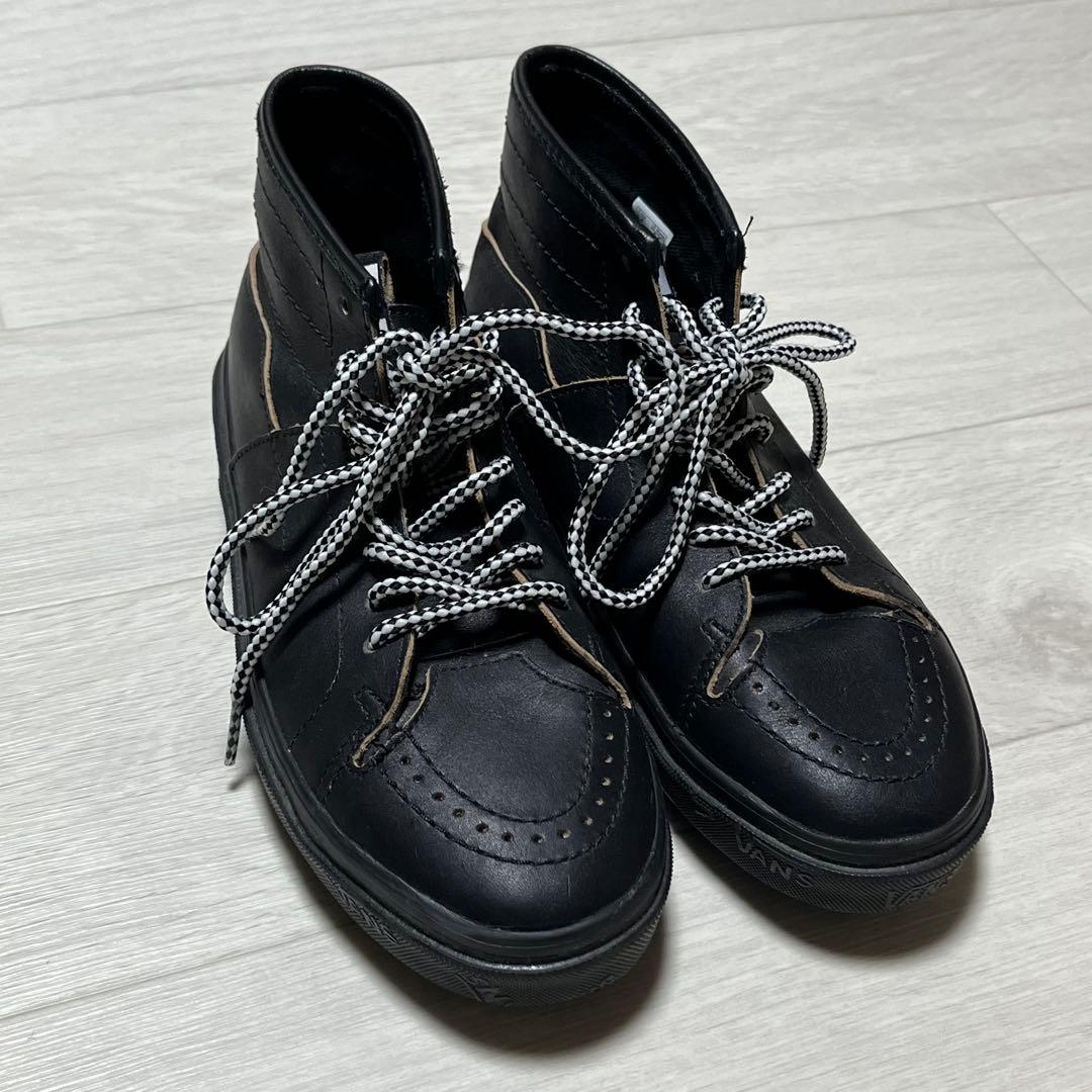 【美品】VANS Taka Hayashi コラボ ブラックレザー ハイカット — image 4