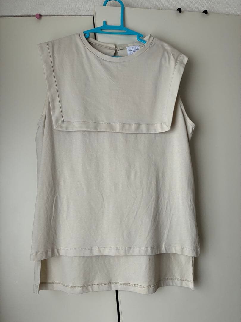 coen セーラーノースリーブTシャツ — image 2