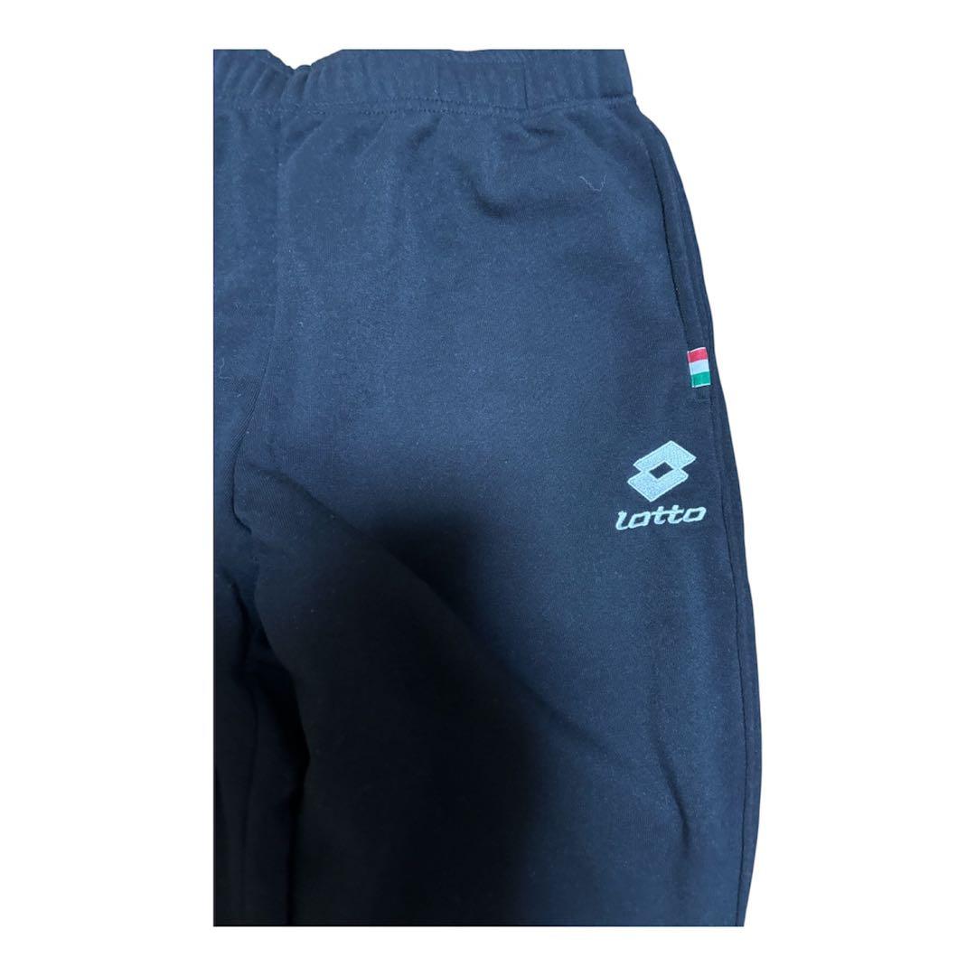 【未使用に近い】lotto 黒 スウェットパンツ — image 2