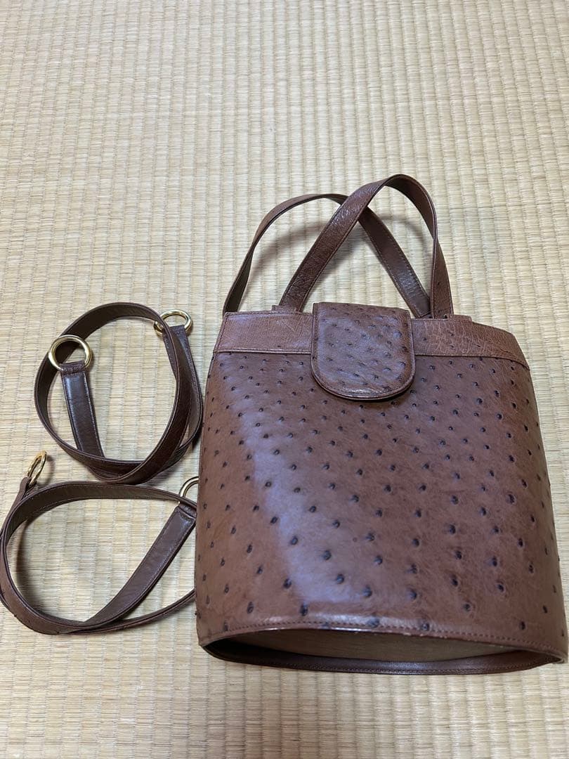 オーストリッチ レディース　ハンドバッグ — image 3