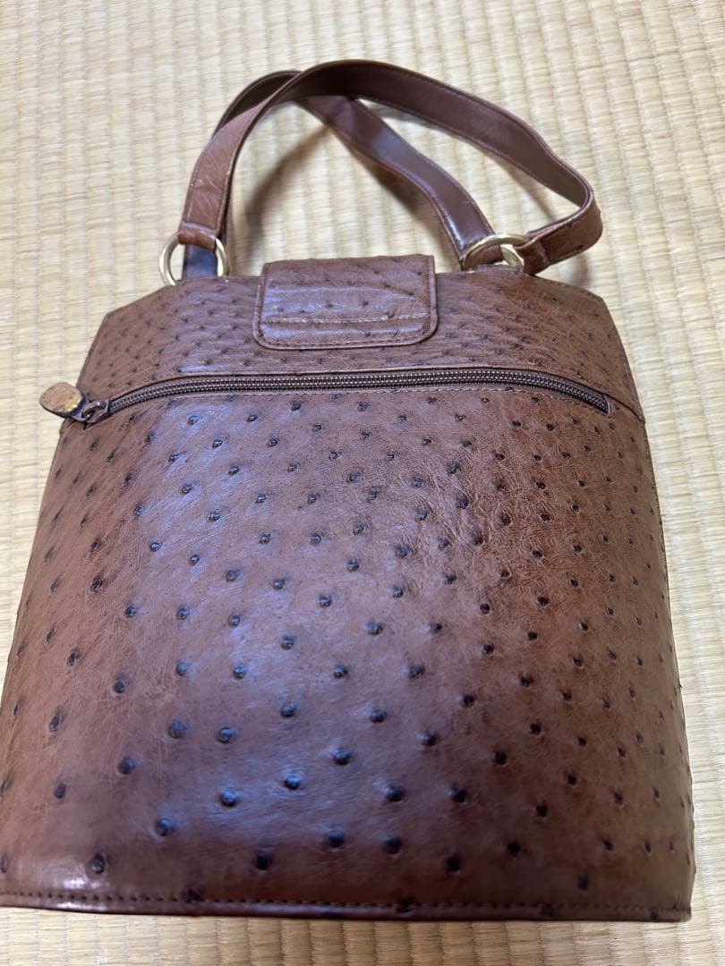 オーストリッチ レディース　ハンドバッグ — image 4